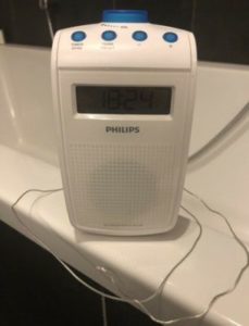 Badezimmer Radio Test