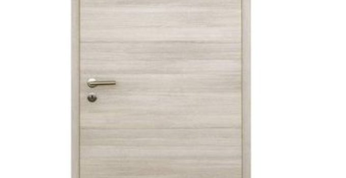 Breite und Wandst/ärke w/ählbar I DIN rechts I 1985 x 860 x 100 mm HORI/® Zimmert/ür Komplettset mit Zarge und T/ürdr/ücker I Innent/ür CPL L/ärche Hell I H/öhe 198,5 cm I Anschlag